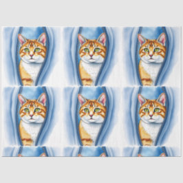水彩可愛い美人気がある猫コレクション 薄葉紙