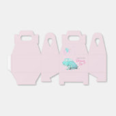 水彩可愛い赤ちゃんシャワー女優秀箱🚗 フェイバーボックス (折り畳みなし)