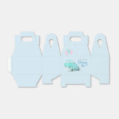 水彩可愛い赤ちゃんシャワー少年お気に入りボックス🚗 フェイバーボックス (折り畳みなし)