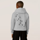 水彩可愛い赤リスとトラック動物 (裏面フル)