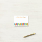 水彩可愛カラフルいポピクルカスタムー ポストイット (デスク上)