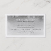 水彩名刺：:モダントレンディー灰色 名刺 (裏面)