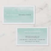 水彩名刺：:モダントレンディー 名刺 (正面/裏面)