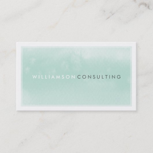 水彩名刺：:モダントレンディー 名刺 (正面)