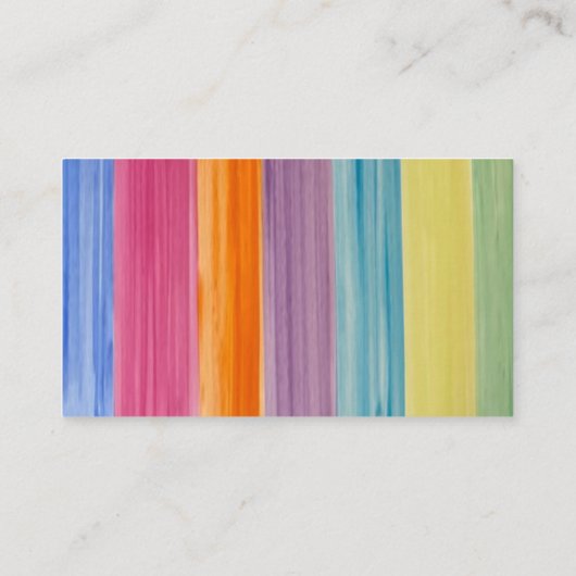 水彩名刺 名刺 (裏面)