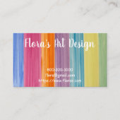 水彩名刺 名刺 (正面)