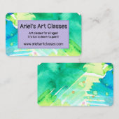 水彩名刺 名刺 (正面/裏面)