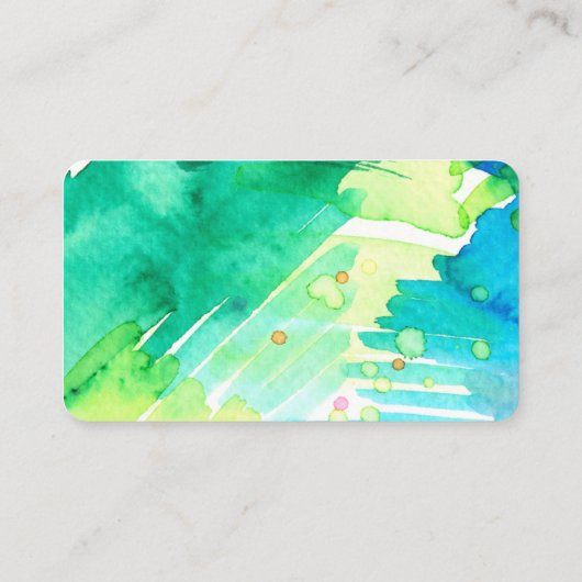 水彩名刺 名刺 (裏面)