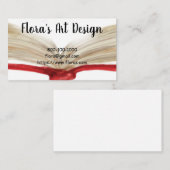 水彩名刺 名刺 (正面/裏面)