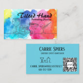 水彩名刺 名刺 (正面/裏面)