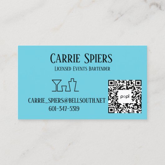 水彩名刺 名刺 (裏面)