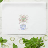 水彩咲きトピアリー キッチンタオル (折り畳み)