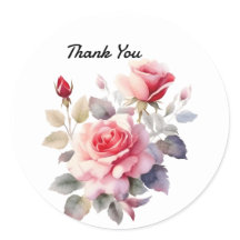 水彩咲素晴らしきバラ枕カバー