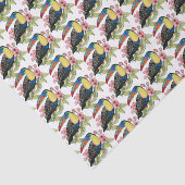 水彩唐鳥（花） 薄葉紙 (詳細)