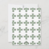 水彩喜びリースクリスマスカード シーズンカード (裏面)