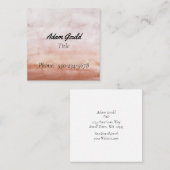 水彩四角コンテンポラリー形名刺 スクエア名刺 (正面/裏面)