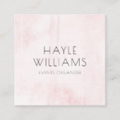 水彩四角ミニマル形名刺 スクエア名刺 (正面)