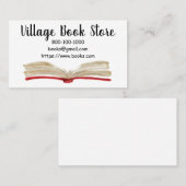 水彩図書名刺 名刺 (正面/裏面)