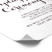 水彩図解入りの、写真付きの秋の開栓式 ポスター (角)