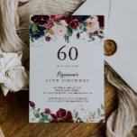 水彩図解入りの、写真付きの秋60th誕生日パーティー 招待状<br><div class="desc">水彩図解入りの、写真付きの秋60歳の誕生日パーティーへの招待は、の誕生日パシンプルーティーに最適。デザインは手芸術的色のネイビー色彩の鮮やかブルー、ブルゴーニュ、レッド、赤面のバラと緑の美しいとエレガントカラフルの不穏な秋のを備えた牡丹を備えている。</div>
