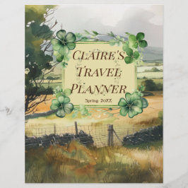 水彩国側ネームプレートプランナーページ