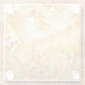 水彩国林風景画 ガラスコースター (裏面)