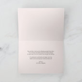 水彩園かわいらしの花結婚の数 サンキューカード (内部)