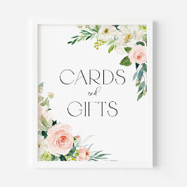 水彩園かわいらし花束と贈り物 ポスター