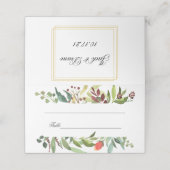 水彩園とバ縁どルガンディ プレイスカード (外部開封)