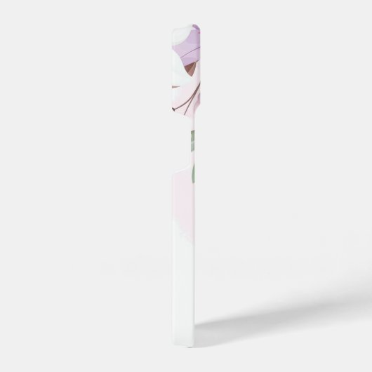 水彩園花鳥狩り iPhoneケース (右側面)