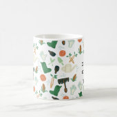 水彩園芸 コーヒーマグカップ (中央)
