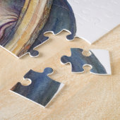 水彩土星の天体イラストレーション ジグソーパズル (側面)