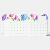 水彩垂直シームレスパター縁どン Case-Mate iPhoneケース (裏面 (横))