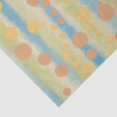 水彩垂直ストライプの水玉模様 薄葉紙 (詳細)