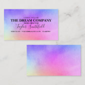 水彩型絵画名刺 名刺 (正面/裏面)