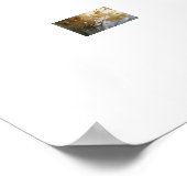 水彩城フランスのポスター ポスター (角)