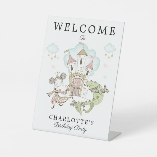 水彩城プリンセスドラゴンガールズ誕生日 台座サイン (正面)