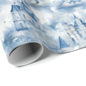 水彩城郭ラッピング紙 ラッピングペーパー (ロールコーナー)