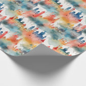 水彩城郭ラッピング紙 ラッピングペーパー (角)