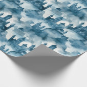 水彩城郭ラッピング紙 ラッピングペーパー (角)