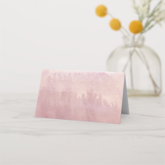 水彩塵埃バラメイクアップアーティスト 予約カード (裏面)