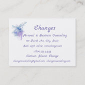 水彩変化カウンセリングサービス 名刺 (正面)