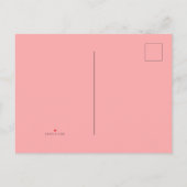 水彩夏キャンピングガールズバースデーパーティー インビテーションポストカード (裏面)