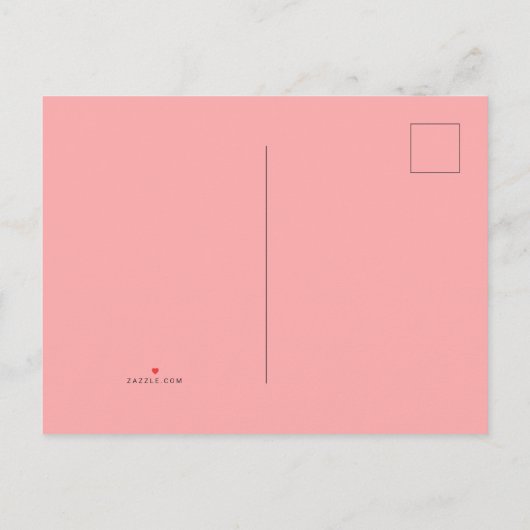 水彩夏キャンピングガールズバースデーパーティー インビテーションポストカード (裏面)