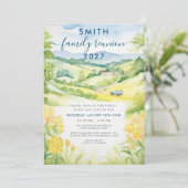 水彩夏フローラカントリーファミリー懇親会 招待状 (スタンド正面)