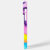 水彩夕日、海、ヤシの木パーソナライズされた Case-Mate iPhoneケース (裏面 / 左)