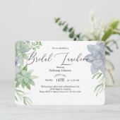 水彩多汁ブライダルランチョン招待状 招待状 (スタンド正面)