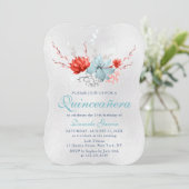 水彩多汁性フローラ植物性キンセアニラ 招待状 (スタンド正面)