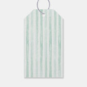 水彩多肉乳児シャワーありがとう ギフトタグ (裏面)