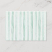 水彩多肉乳児シャワーブックリクエスト エンクロージャーカード (裏面)